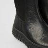 Damen CamperLab Stiefeletten | Schwarze Damenstiefelette Aus Leder