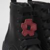 Kinder CamperLab Stiefel | Schwarze Kinderstiefelette Aus Leder