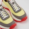 Herren CamperLab Sneaker | Mehrfarbiger Herrensneaker Aus Textil Und Nubukleder