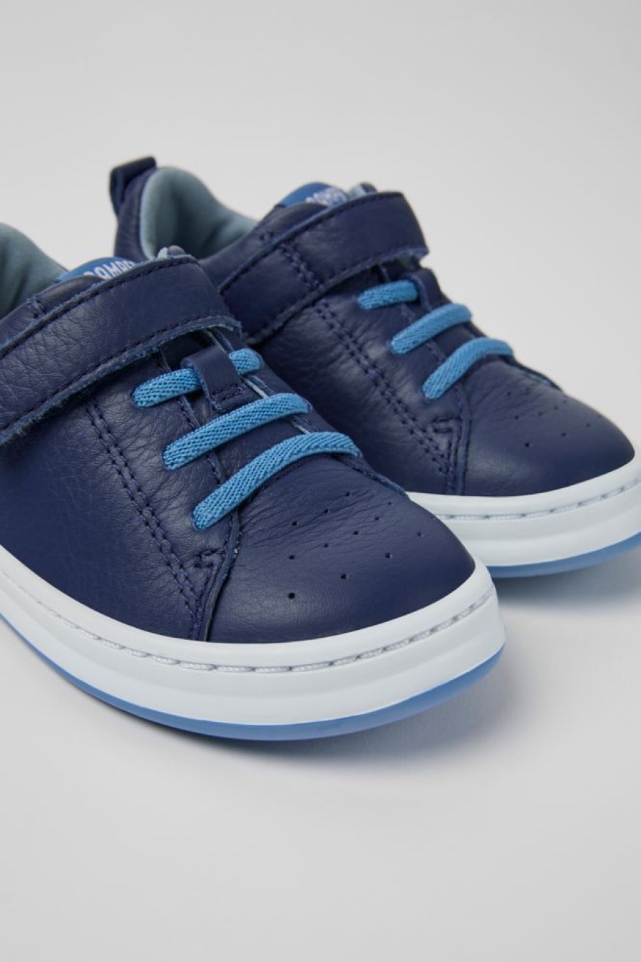 Kinder CamperLab Sneaker | Blauer Kindersneaker Aus Leder