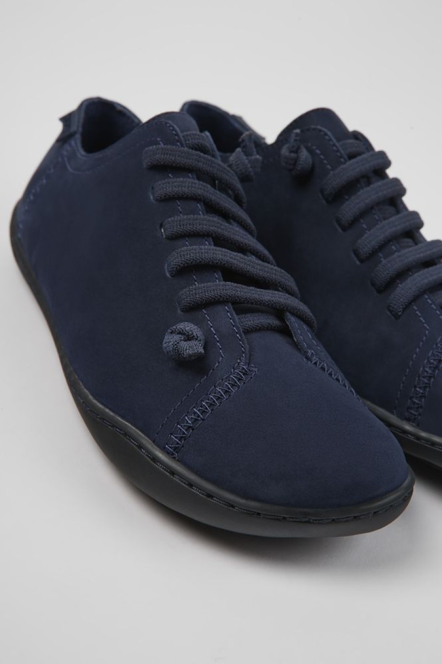 Damen CamperLab Sneaker | Blauer Damenschuh Aus Nubukleder