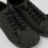 Damen CamperLab Sneaker | Grauer Damenschuh Aus Wolle Und Viskose