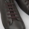 Herren CamperLab Lassige Schuhe | Grauer Herrenschuh Aus Leder