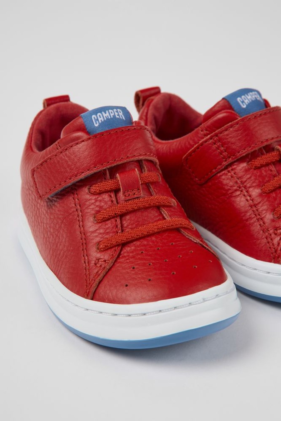 Kinder CamperLab Sneaker | Roter Kindersneaker Aus Leder