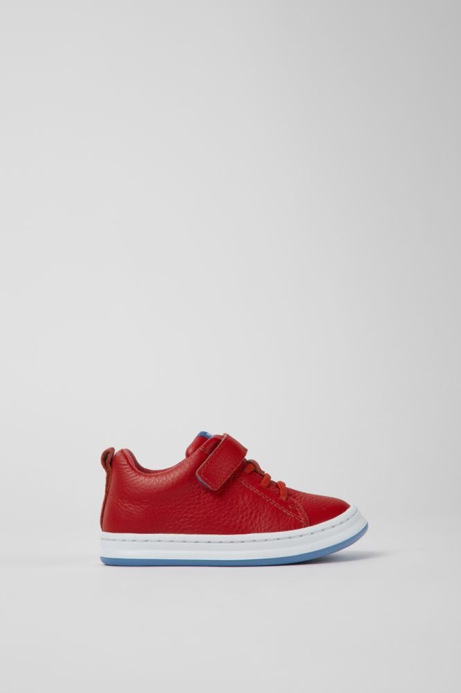 Kinder CamperLab Sneaker | Roter Kindersneaker Aus Leder