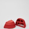 Damen CamperLab Junction Toe Caps | Rote Stiefelkappe Aus Synthetikmaterial