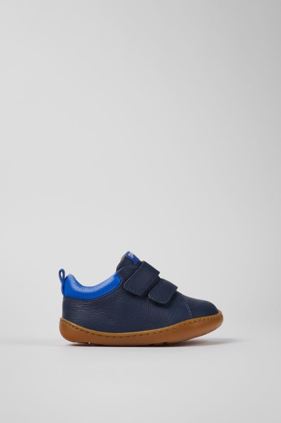 Kinder CamperLab Sneaker | Blauer Ledersneaker