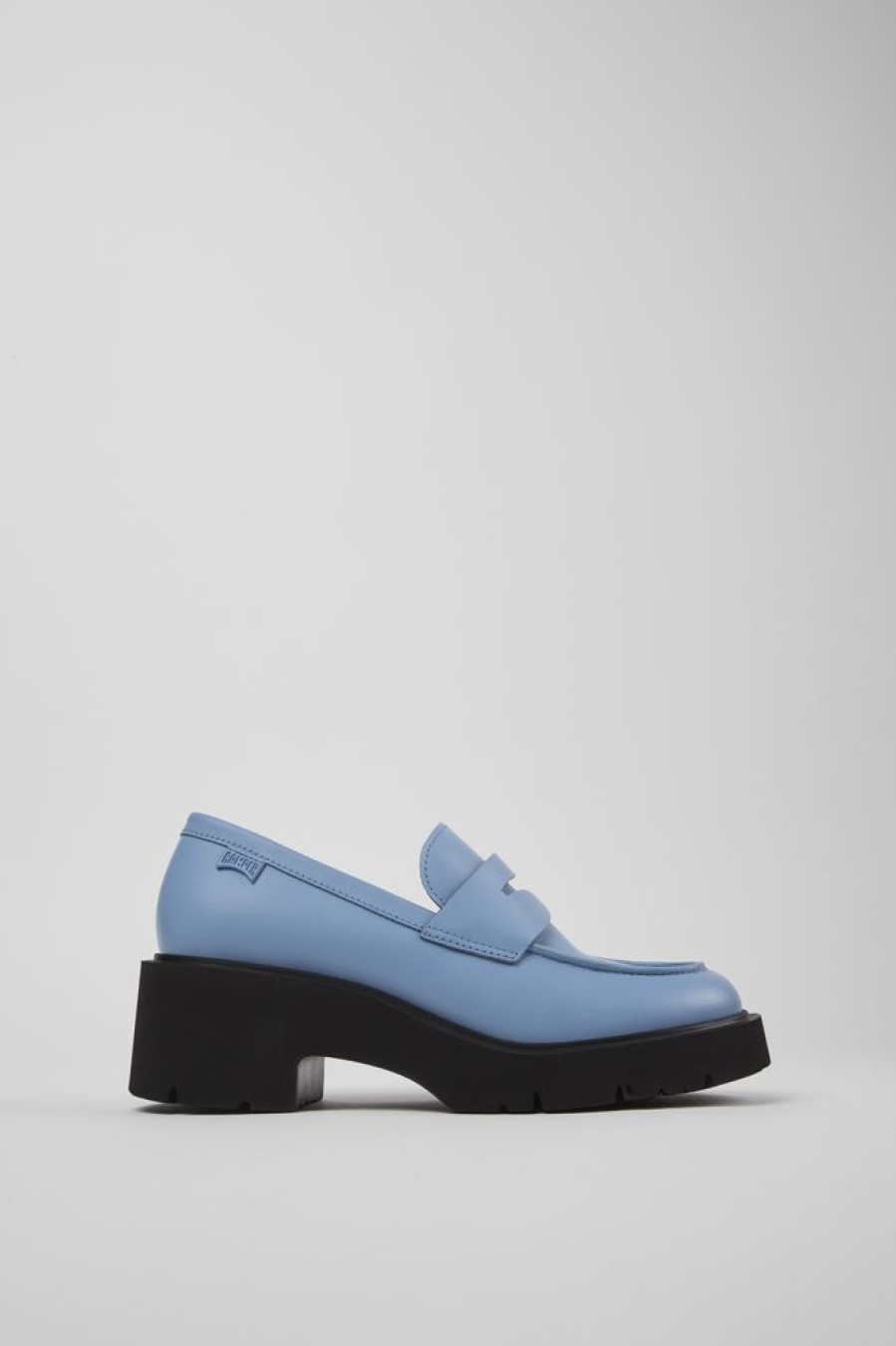 Damen CamperLab Sneaker | Blaue Lederloafer Fur Damen