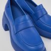 Damen CamperLab Sneaker | Blaue Lederloafer Fur Damen