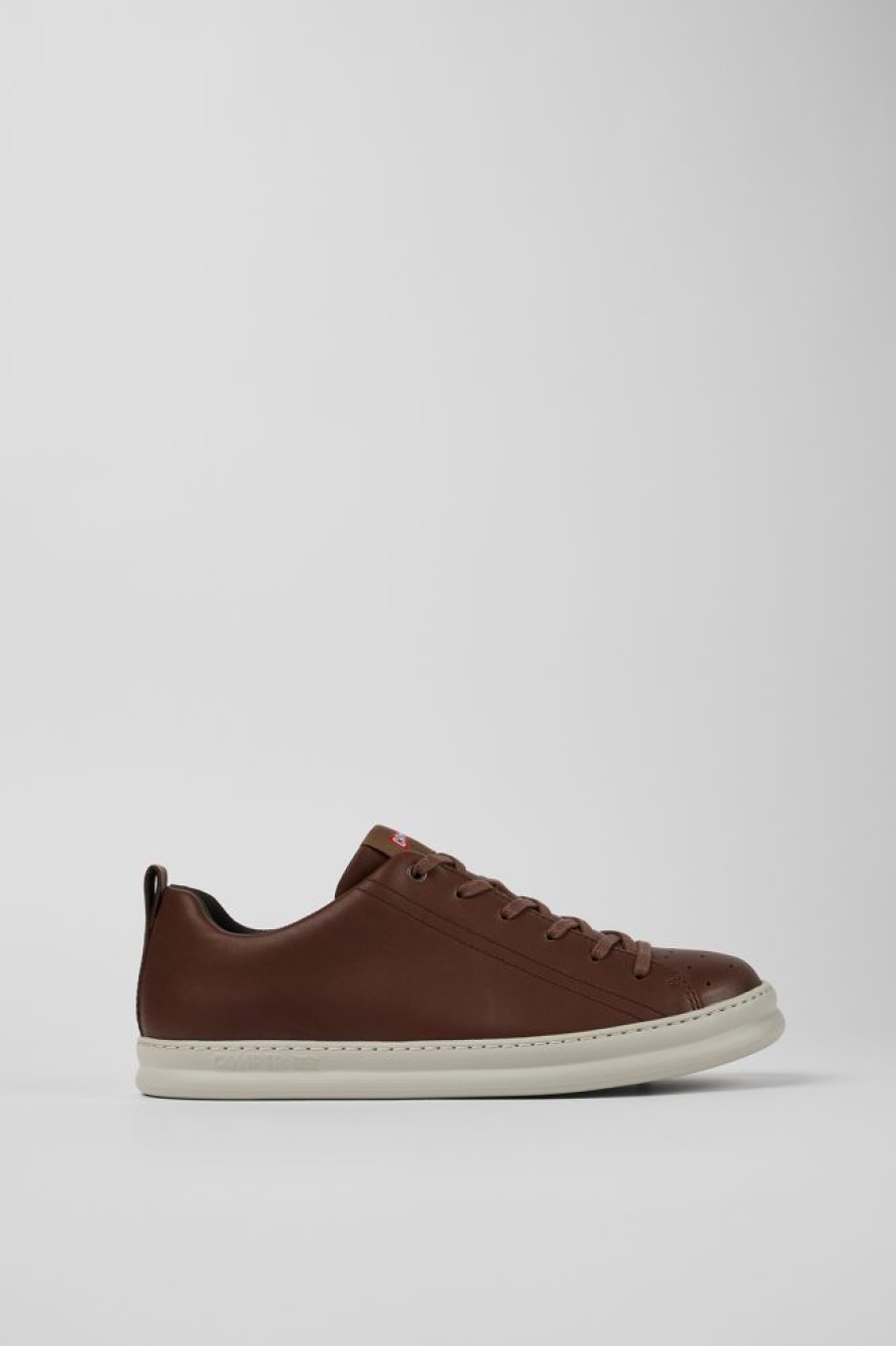 Herren CamperLab Sneaker | Brauner Herrensneaker Aus Leder