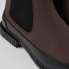 Herren CamperLab Elegante Schuhe | Chelseastiefel Aus Leder Fur Herren In Schwarz Und Braun