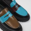 Damen CamperLab Sneaker | Mehrfarbiger Damenloafer Aus Leder