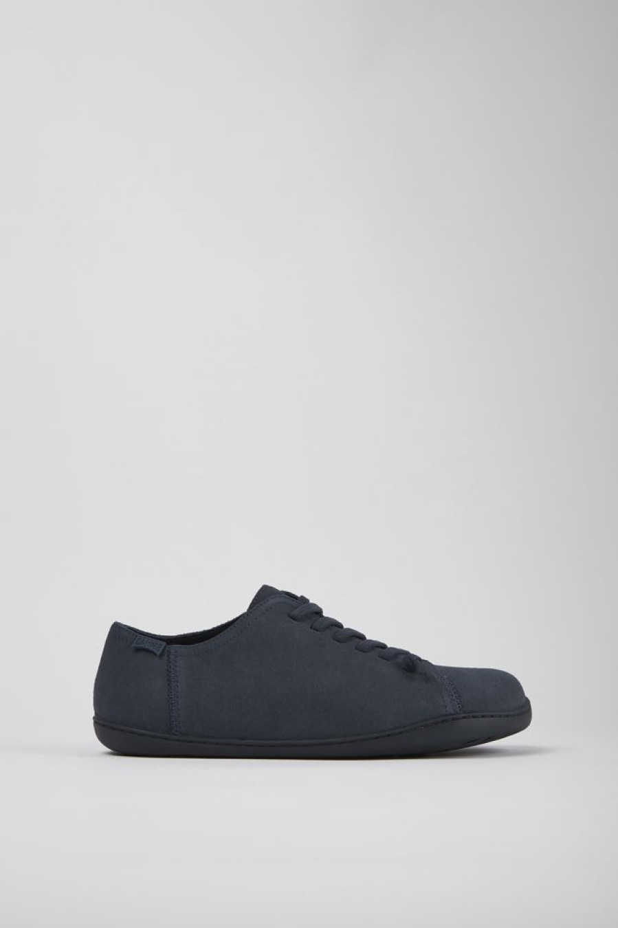 Herren CamperLab Lassige Schuhe | Blauer Herrenschuh Aus Nubukleder