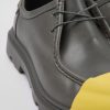 Herren CamperLab Elegante Schuhe | Grauer Herrenschuh Aus Verantwortungsvollem Leder