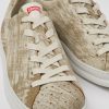 Herren CamperLab Lassige Schuhe | Mehrfarbiger Herrensneaker Aus Recyceltem Nubuk