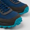 Herren CamperLab Lassige Schuhe | Blauer Herrensneaker Aus Recycling-Pet Und Nubuk