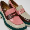 Damen CamperLab Sneaker | Mehrfarbiger Damenloafer Aus Leder