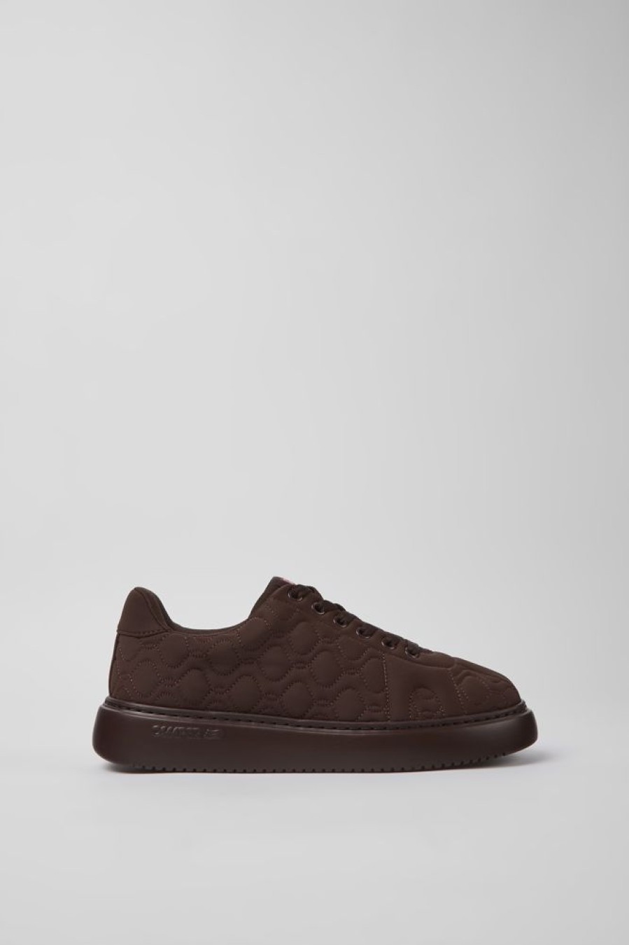 Damen CamperLab Sneaker | Weinroter Damensneaker Aus Textil