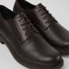 Herren CamperLab Elegante Schuhe | Klassischer Blucher Fur Herren In Braun