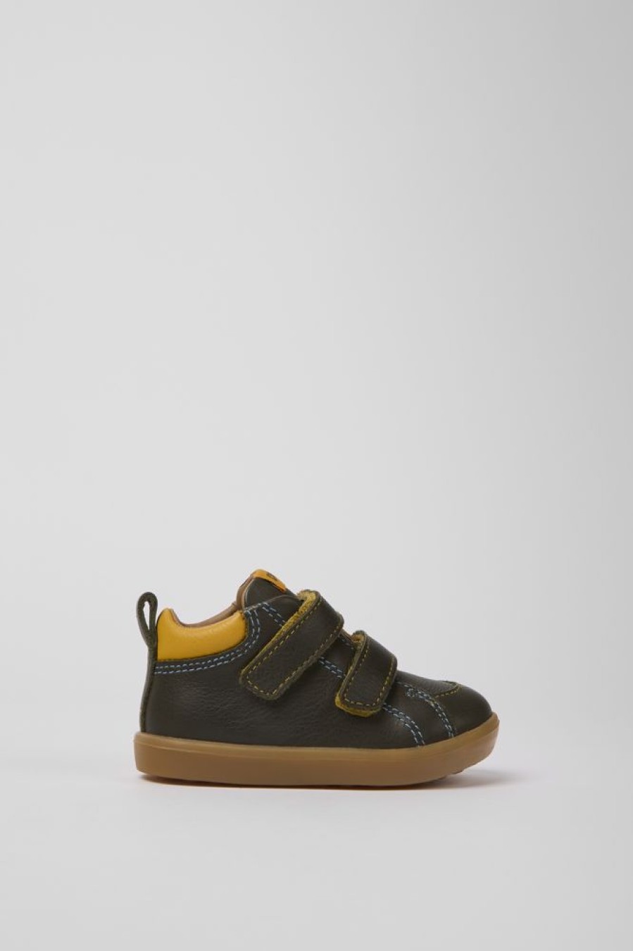 Kinder CamperLab Sneaker | Gruner Ledersneaker