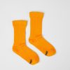 Damen CamperLab Socken | Orange Socken In Zusammenarbeit Mit Pyratex®