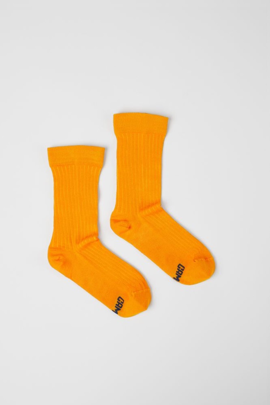 Damen CamperLab Socken | Orange Socken In Zusammenarbeit Mit Pyratex®