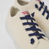 Herren CamperLab Lederfreie Schuhe | Beiger Herrensneaker Aus Textil