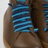 Kinder CamperLab Stiefel | Braune Kinderstiefelette Aus Leder