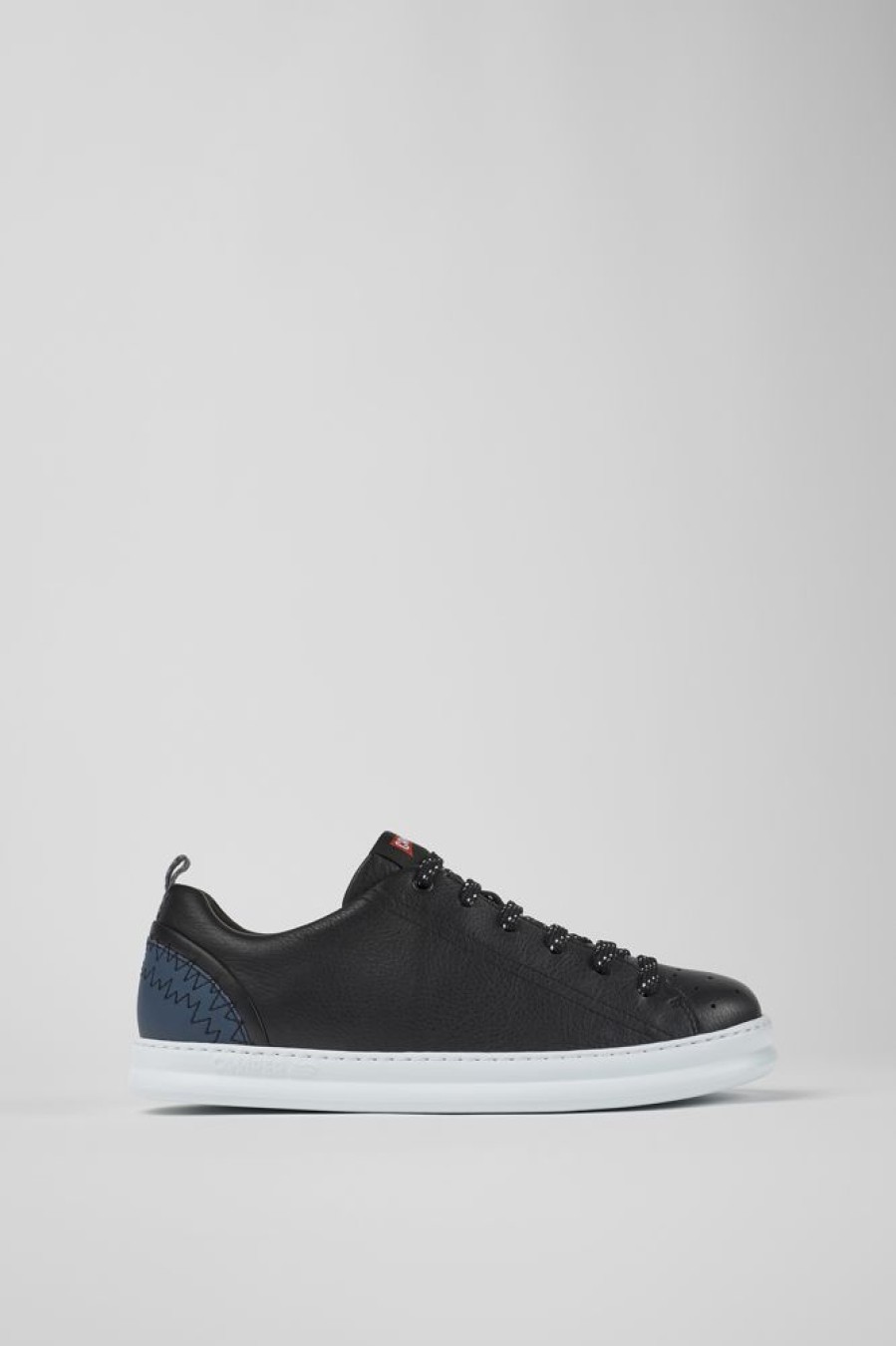 Herren CamperLab Sneaker | Schwarzer Herrensneaker Aus Leder