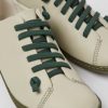 Damen CamperLab Sneaker | Grauer Damenschuh Aus Leder