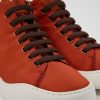 Damen CamperLab Stiefeletten | Roter Damensneaker Aus Recycling-Pet