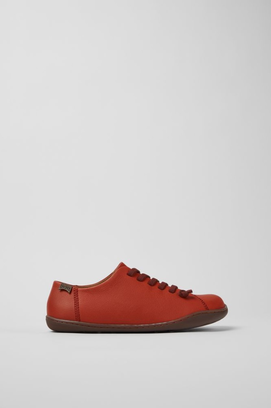 Damen CamperLab Sneaker | Roter Damenschuh Aus Leder