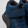 Kinder CamperLab Stiefel | Dunkelblaue Kinderstiefelette Aus Leder Und Textil