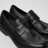 Herren CamperLab Elegante Schuhe | Klassischer Mokassin Fur Herren In Schwarz