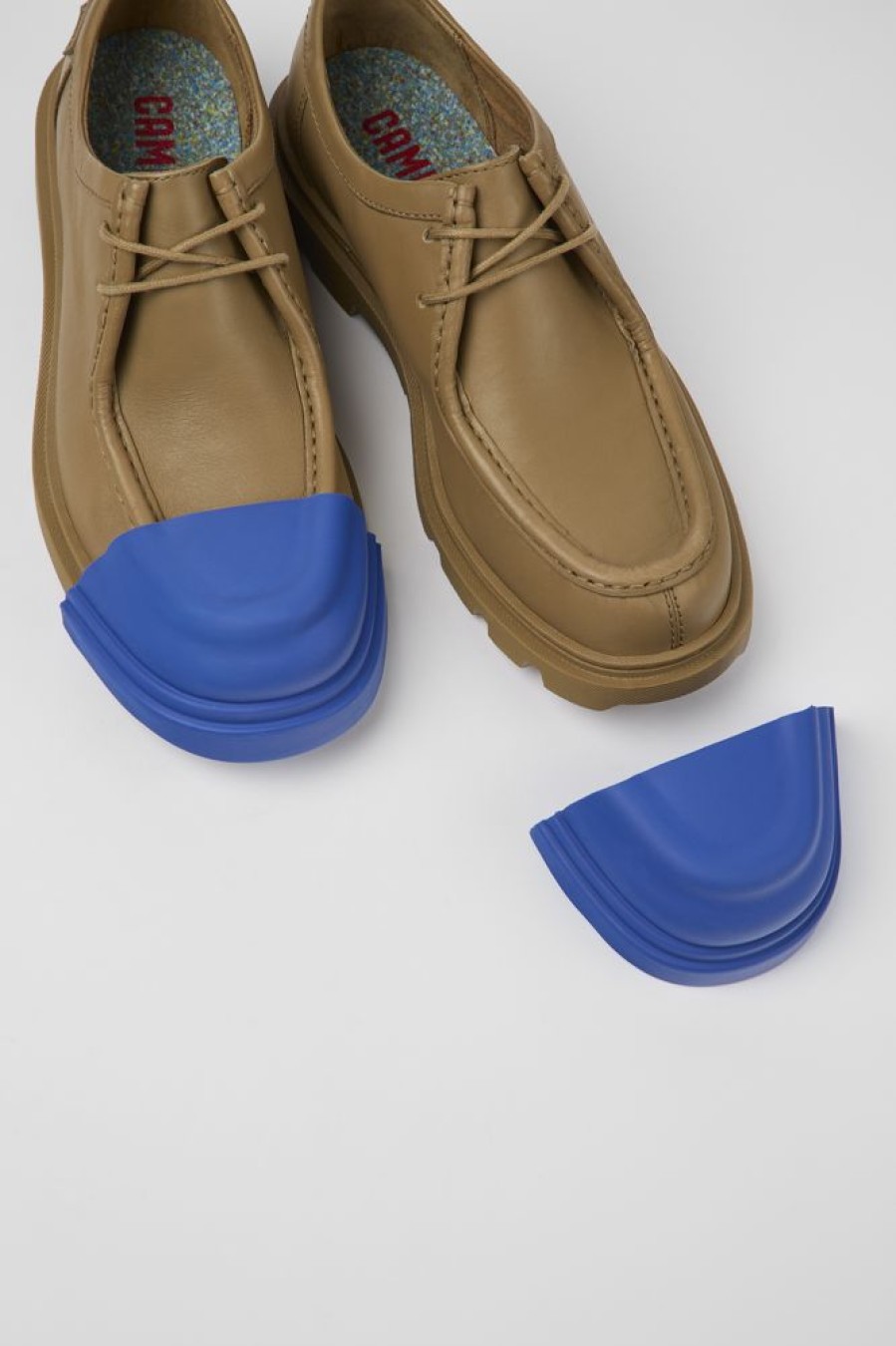 Damen CamperLab Junction Toe Caps | Blaue Stiefelkappe Aus Synthetikmaterial