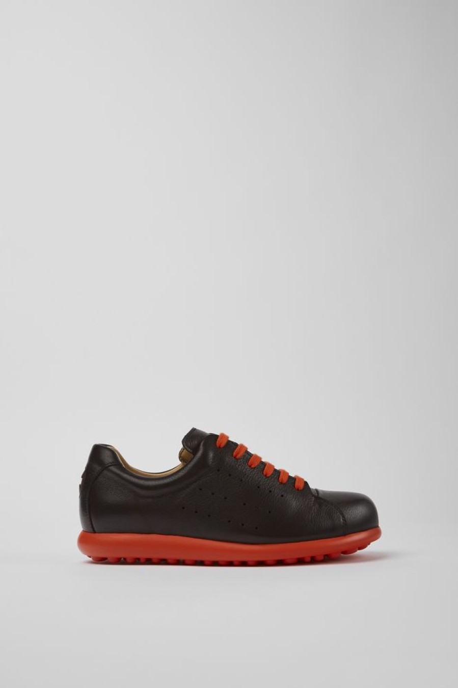 Damen CamperLab Sneaker | Brauner Damenschuh Aus Leder