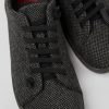 Herren CamperLab Lassige Schuhe | Grauer Herrenschuh Aus Wolle Und Viskose