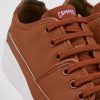 Damen CamperLab Sneaker | Rot-Bunter Damensneaker Aus Recyceltem Leder