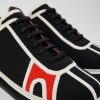 Herren CamperLab Sneaker | Schwarzer Herrensneaker Aus Textil