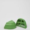 Damen CamperLab Junction Toe Caps | Grune Stiefelkappe Aus Synthetikmaterial