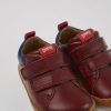 Kinder CamperLab Sneaker | Weinroter Lederschuh