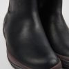 Damen CamperLab Stiefel | Schwarzer Damenstiefel Aus Leder