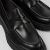 Herren CamperLab Elegante Schuhe | Schwarze Lederloafer