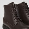 Damen CamperLab Stiefeletten | Braune Lederstiefelette Fur Damen