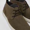 Herren CamperLab Stiefeletten | Gruner Herrensneaker Aus Nubukleder