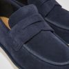 Herren CamperLab Lassige Schuhe | Blauer Herrenschuh Aus Nubukleder