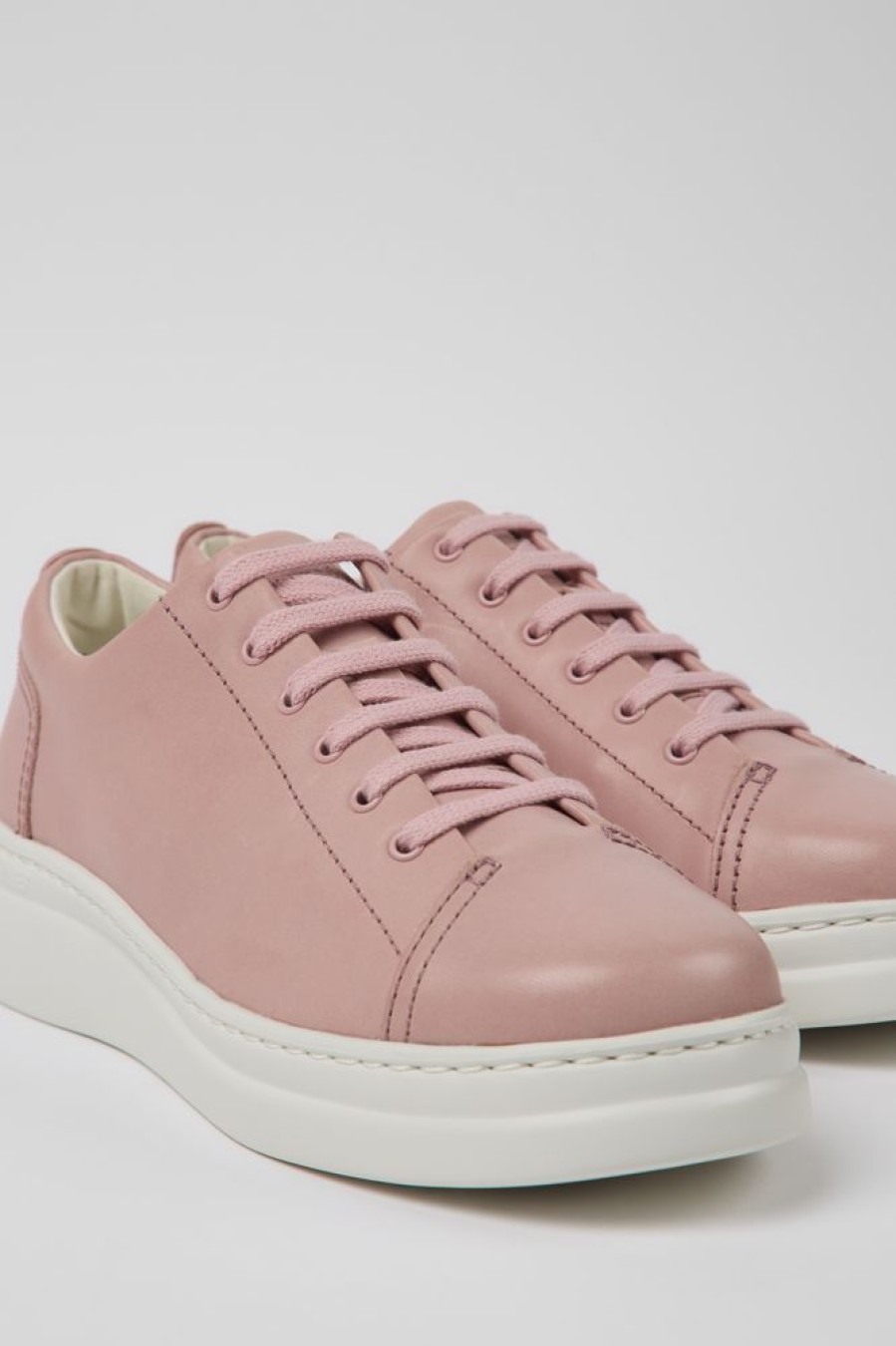 Damen CamperLab Sneaker | Rosafarbener Damensneaker Aus Leder