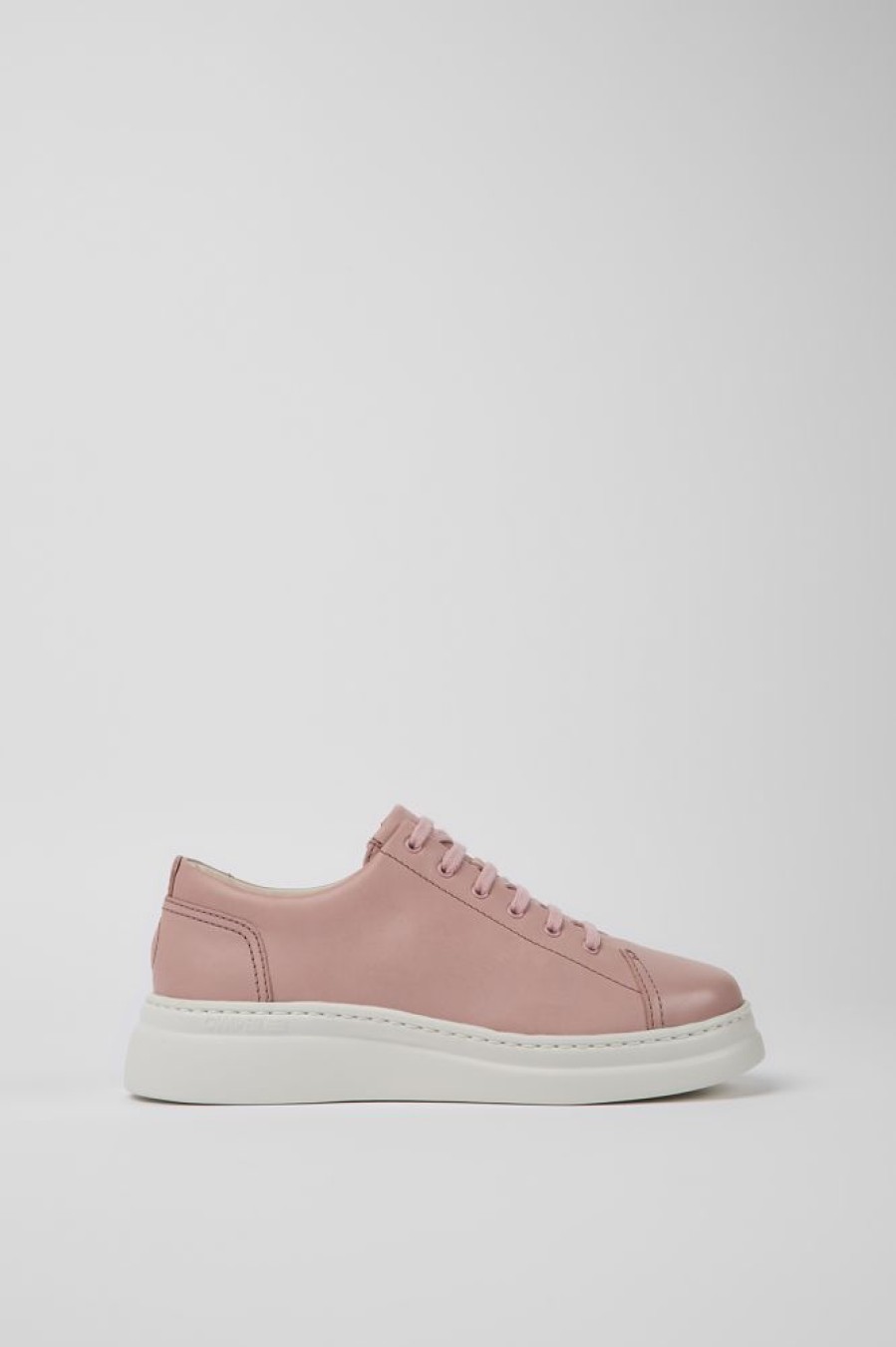 Damen CamperLab Sneaker | Rosafarbener Damensneaker Aus Leder