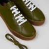 Herren CamperLab Sneaker | Gruner Herrensneaker Aus Leder