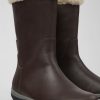 Damen CamperLab Stiefel | Brauner Damenstiefel Aus Leder